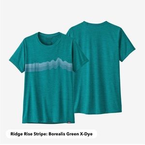 Patagonia Women’s Capilene Cool Daily Graphic workout/running shirt - M
